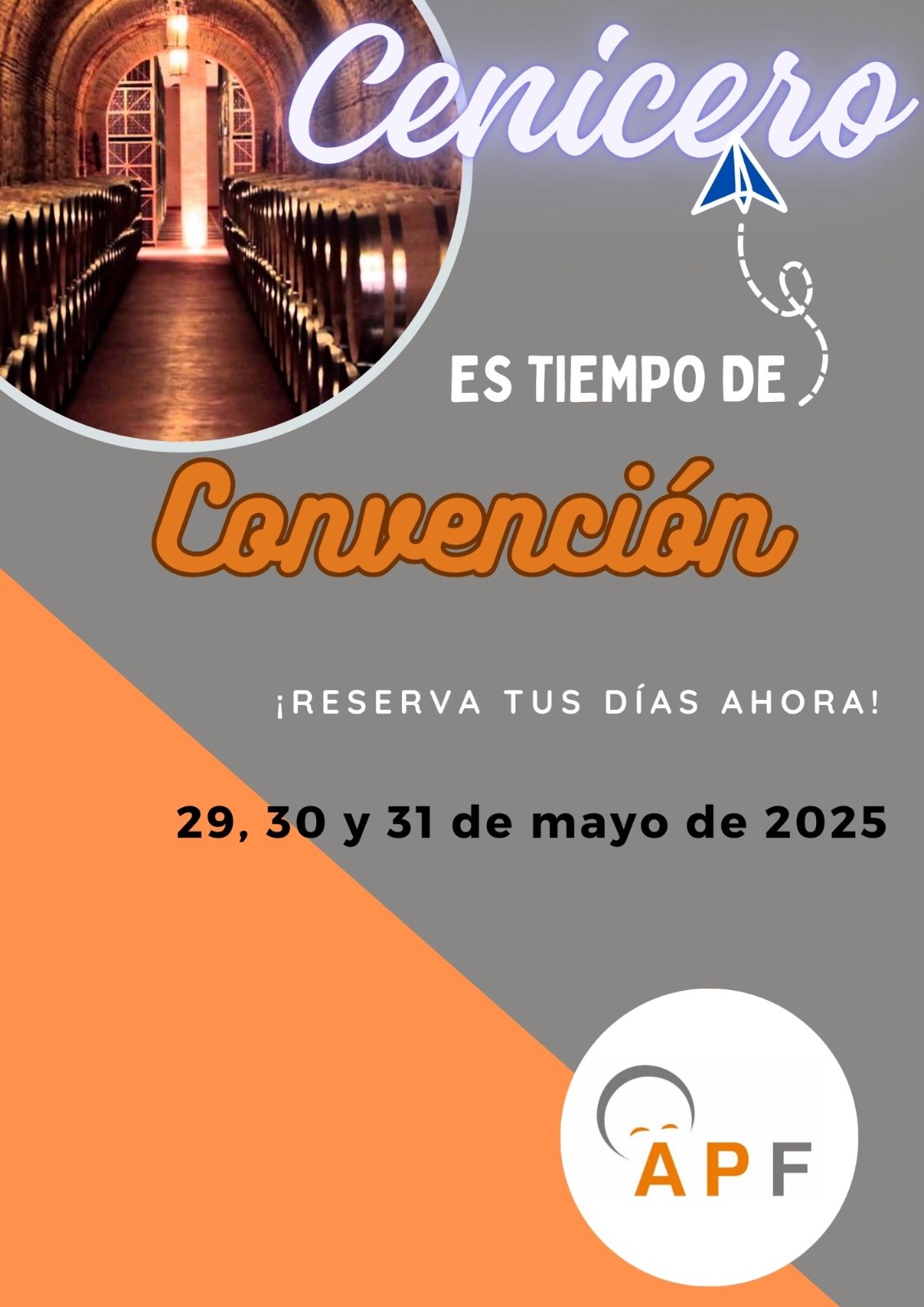 La proxima convencin la celebraremos del 29 al 31 de mayo en Cenicero (La Rioja)