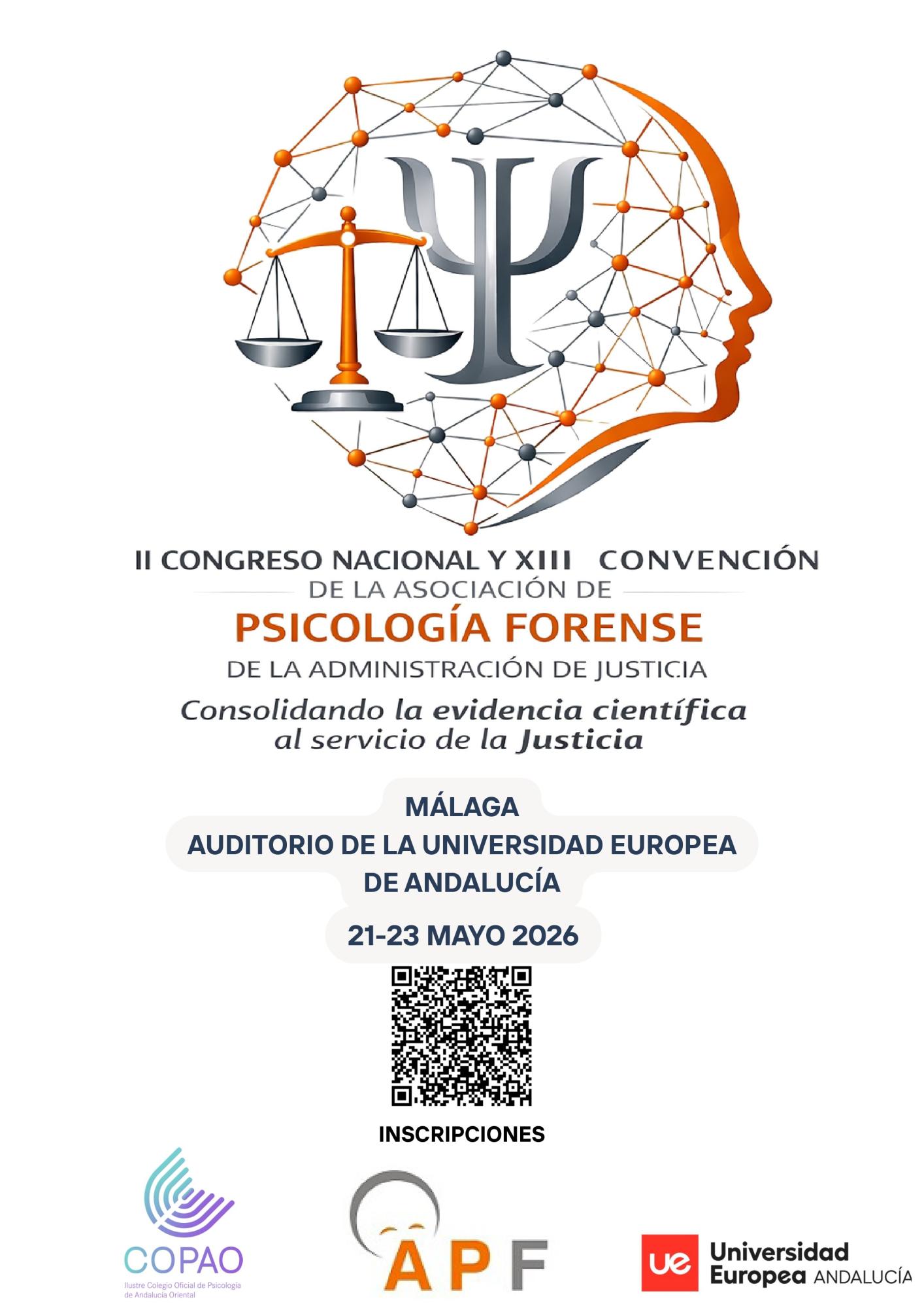 II Congreso y XIII Convención de la Asociación de Psicología Forense (APF) II Congreso y XIII Convención de la Asociación de Psicología Forense (APF)